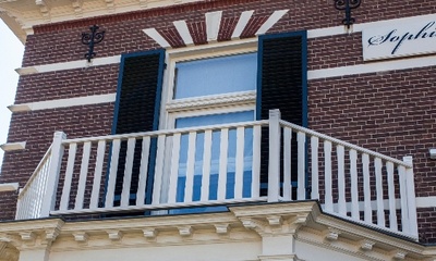 Detail uitbouw