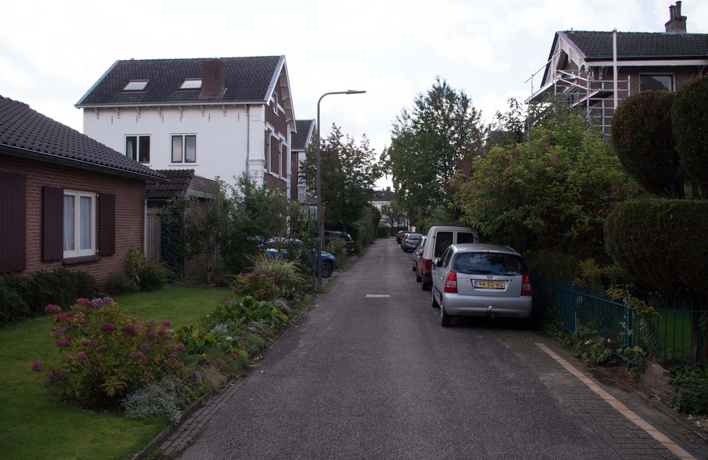 Frederikstraat met grote huizen uit begin 20e eeuw