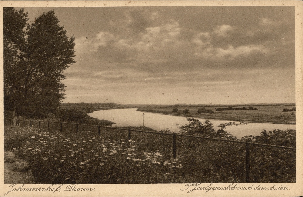 Johanneshof - "IJselgezicht uit den tuin" - 1927