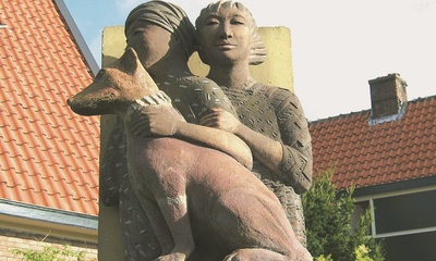 Kunstwerk Mens/Hond
