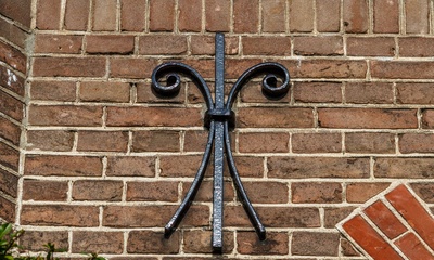 Detail gevel villa