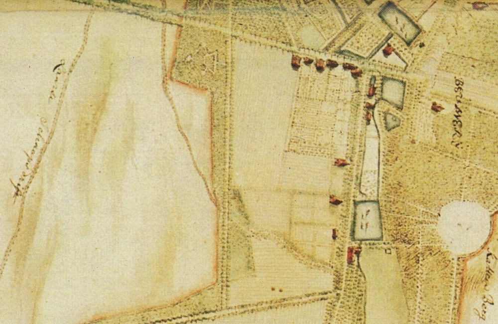 Leermolensenk op kaart 1723