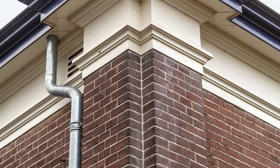 Detail gevel villa