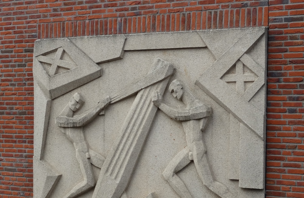 Twee bouwvakkers