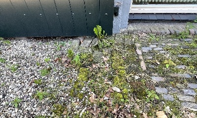 Gedeelte bestrating