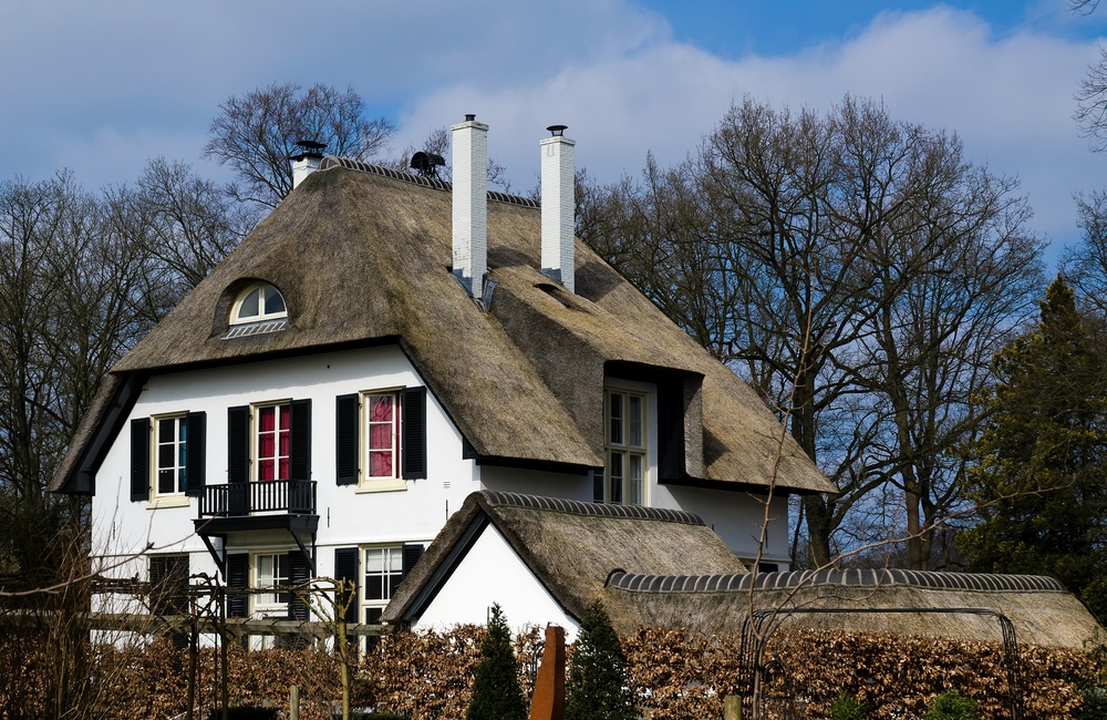 Voorgevel en rechter zijgevel Villa In Æt Zunneke  - 2016