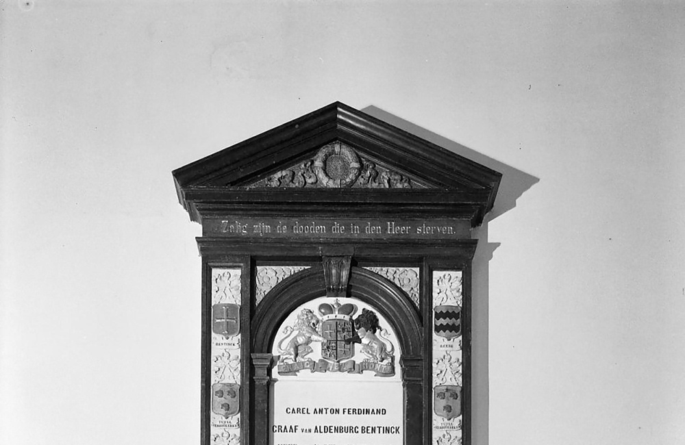 Nederlands Hervormde Kerk: rouwbord (1967)