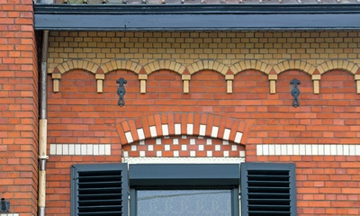Detail gevel pand