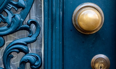 Detail deur herenhuis