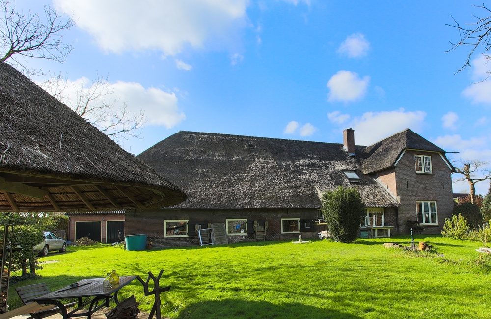 Linker zijgevel Hoeve Heidelust - 2016