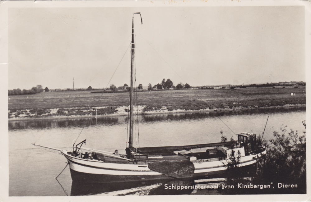 Zeilschip van Schippersinternaat Van Kinsbergen - 1959