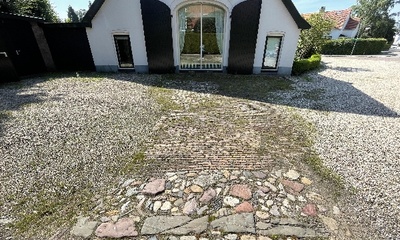 Achtergevel woning  met b