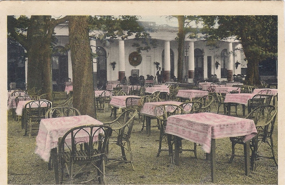 Tuinzaal en tuin - ca 1950