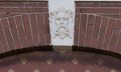 Detail venster villa