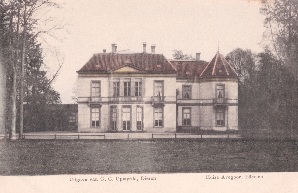 Landgoed Avegoor - 1912