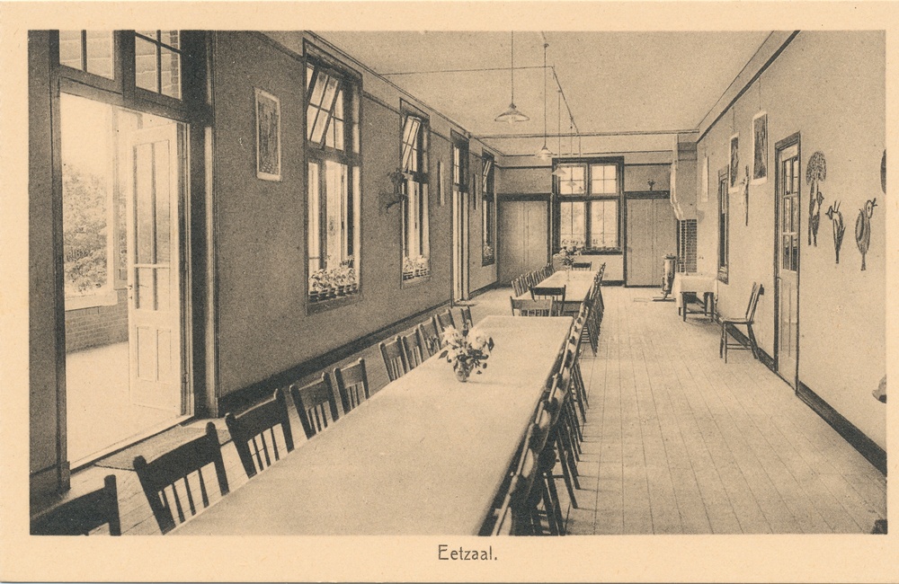 Eetzaal Koloniehuis De Geitenberg - 1930-1940.