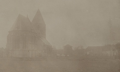 Kerk met boerderij