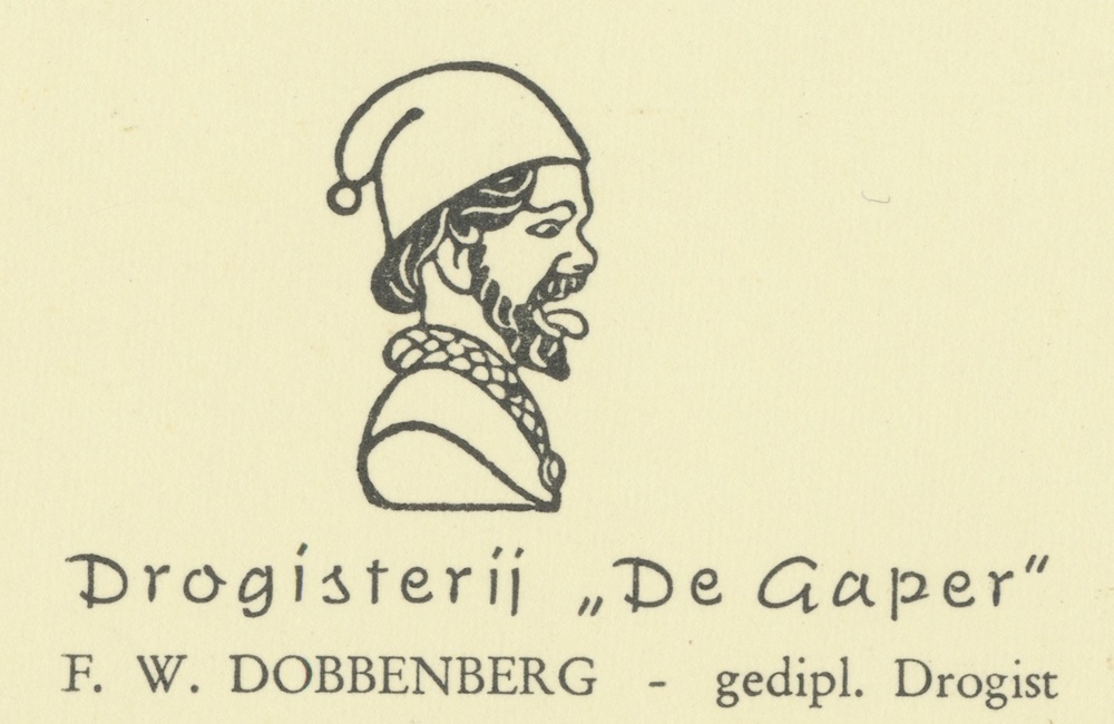Briefpapier Drogisterij Dobbenberg - jaren "50?