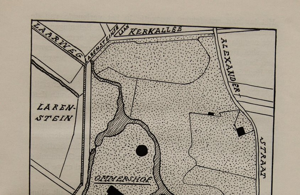 Kaart Ommershof - 1832