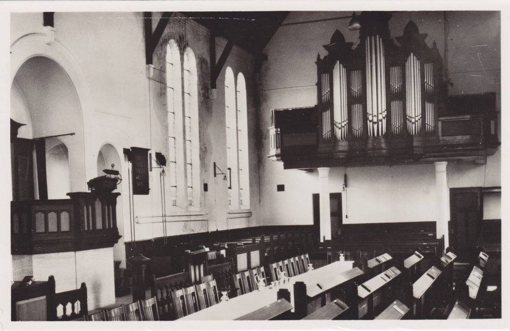 Interieur Gereformeerde Kerk - 1961