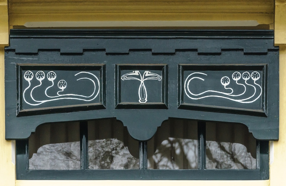 Bovenlichten met Jugendstil/Art Nouveau vormen 2016