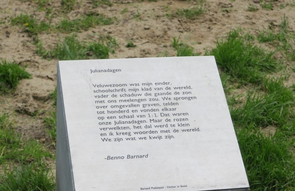 Gedicht Julianadagen Benno Barnard
