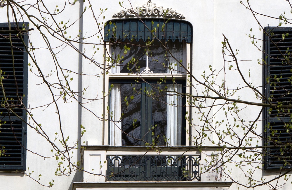 Raampartij met balkon Villa Palenstein / Notenbalk - 2016