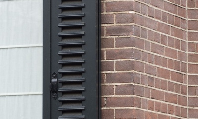 Detail gevel villa