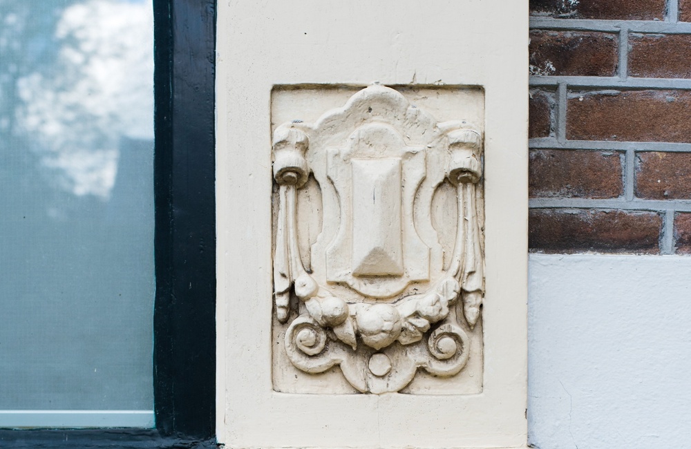 Detail ornamenten woonhuizen Hogestraat- 2016