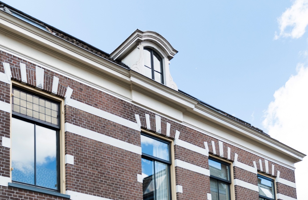Detail gevel woonhuizen Hogestraat - 2016