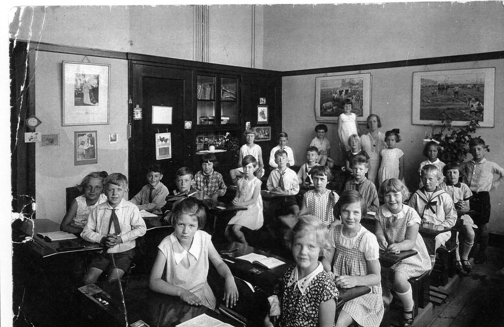 Klas in School I Vondellaan 1930