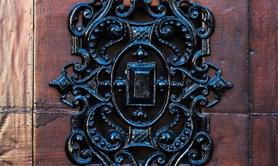 Detail voordeur herenhuis