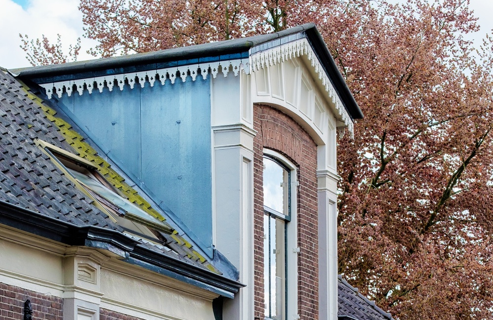 Detail voorgevel (Hogestraat 18) dubbel woonhuis - 2016