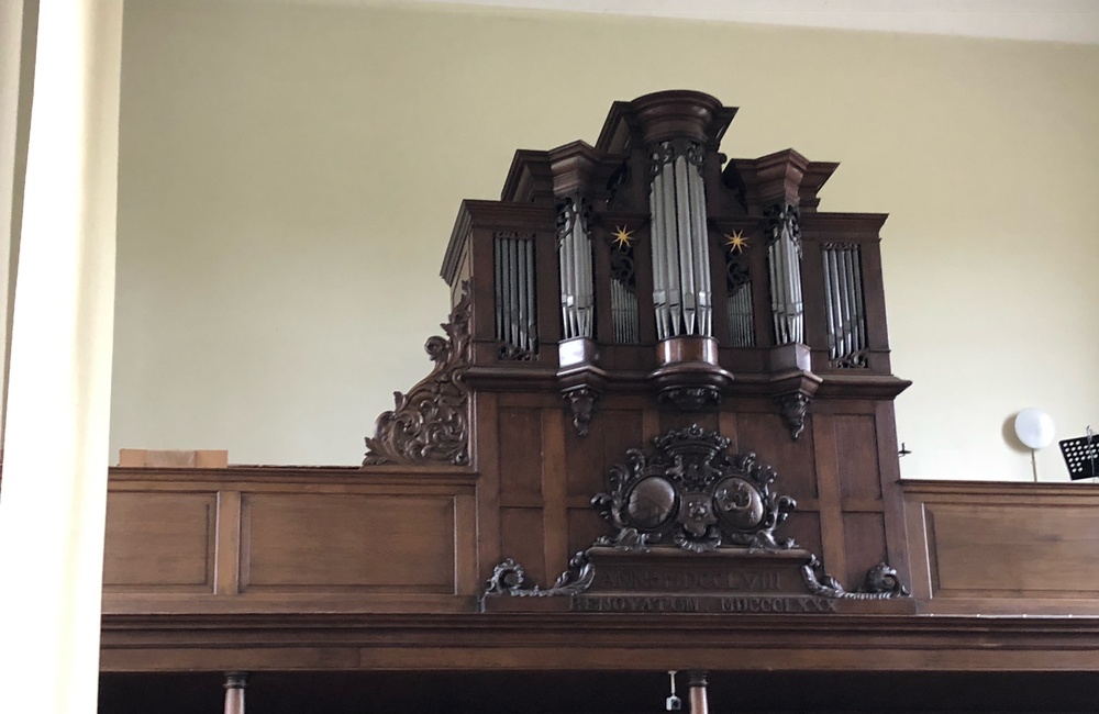 Leichel-orgel aan de noordwand ca 2020