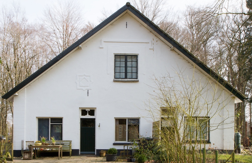 Achtergevel voormalig postkantoor en woonhuis - 2016
