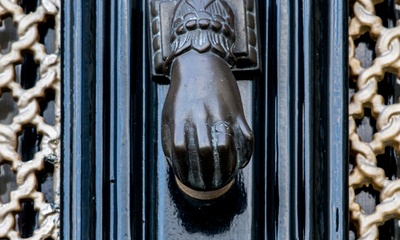 Detail linkergevel villa