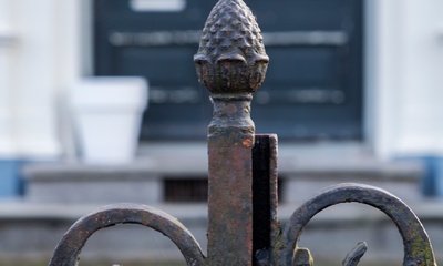 Detail hek villa