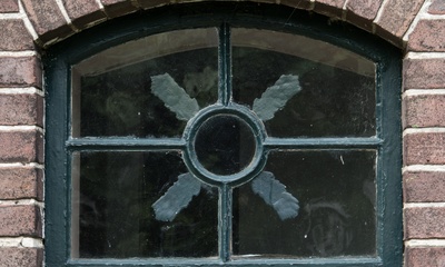 Detail gevel woonhuis