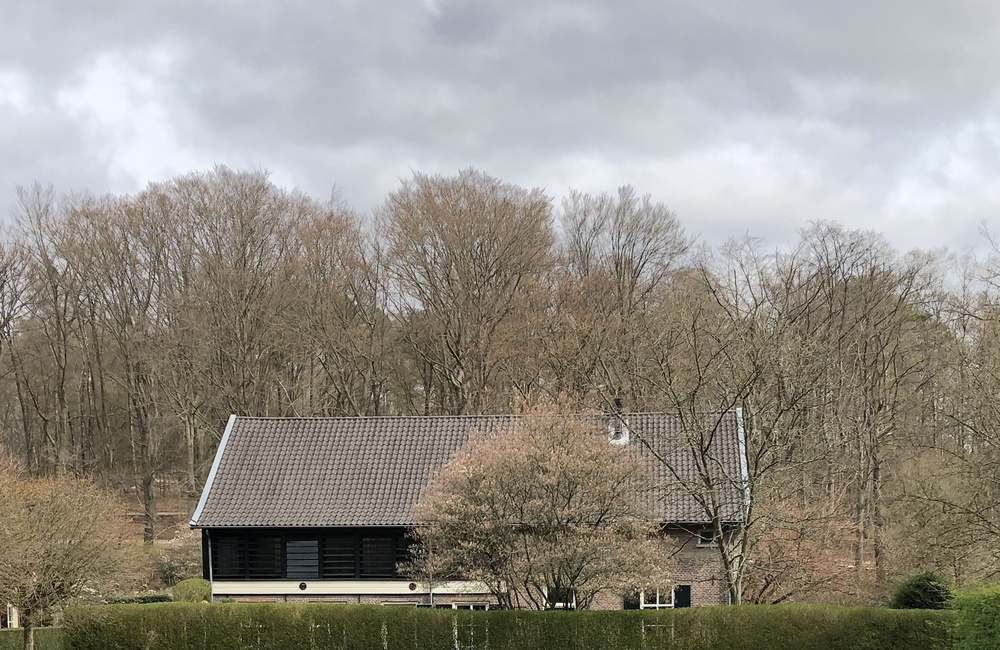De houten luiken herinneren aan de wasserij
