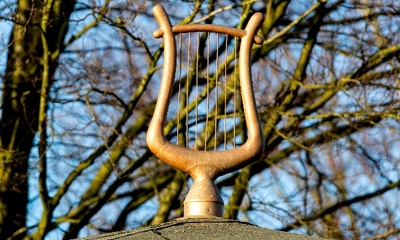 Detail dak muziektent