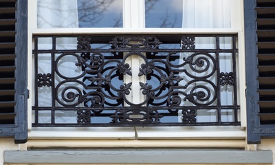 Deel voorgevel villa