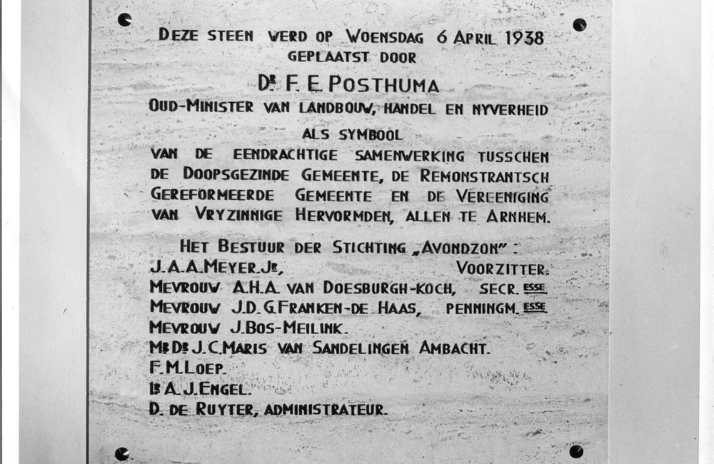 Eerste steen 1938