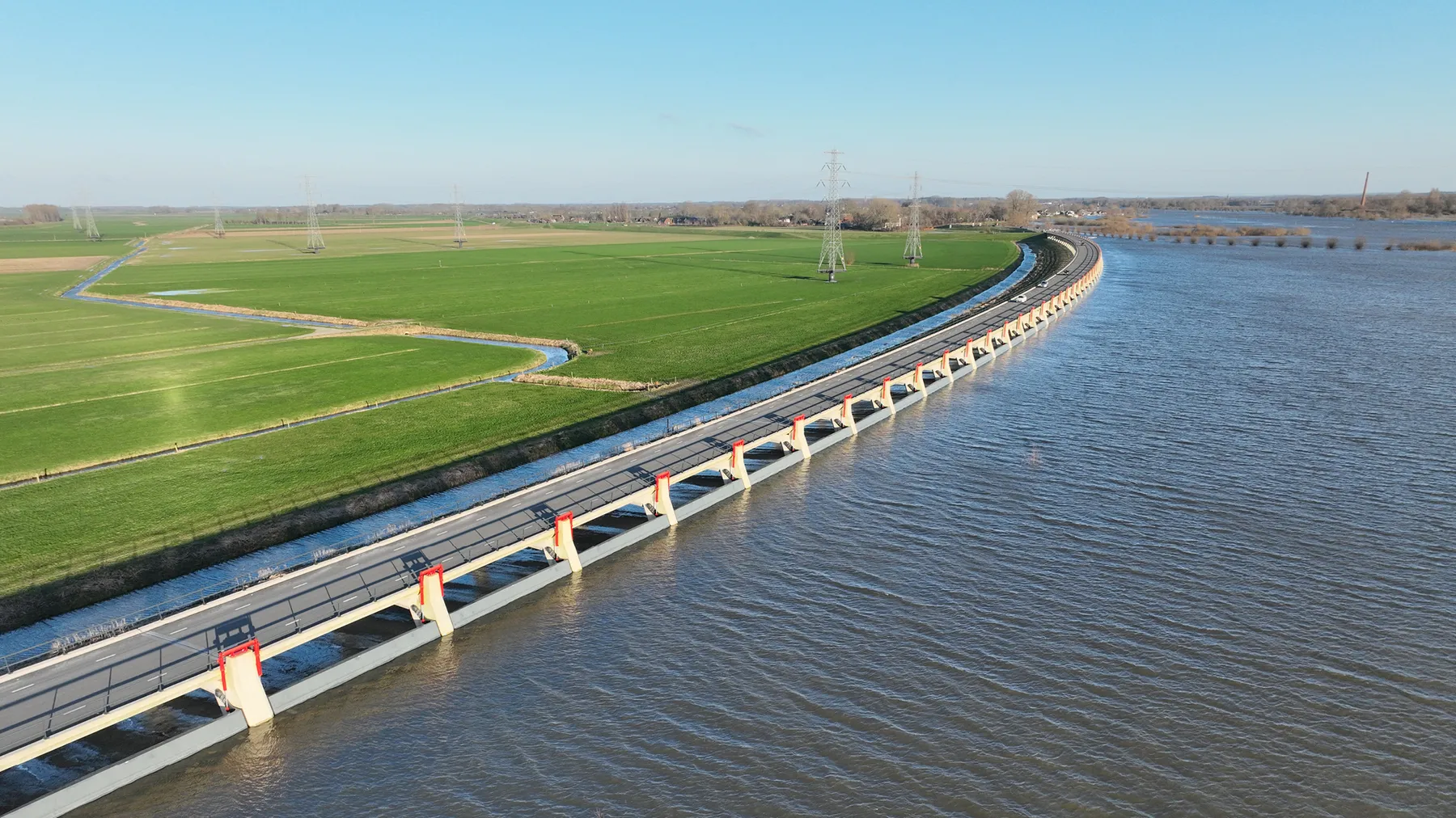 Hoog Watergeul Veesen Wapenveld vanuit de lucht
