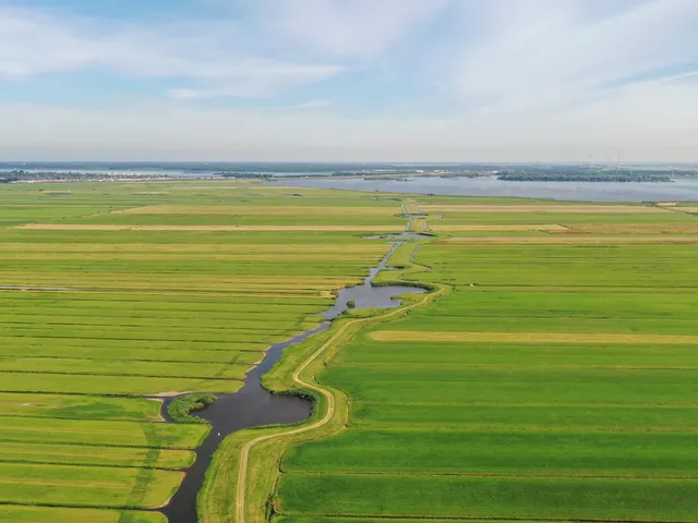 Polder Eemnes vanuit de lucht