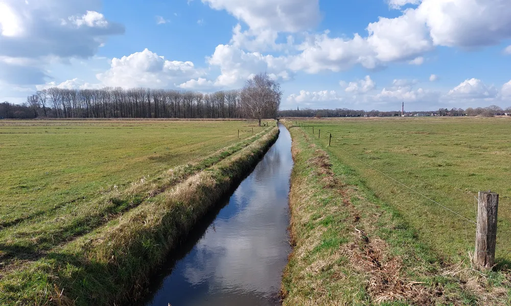 Foto naar westen vanaf de Kavelweg_mooi weer