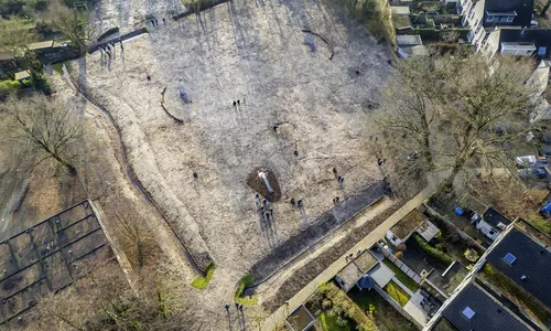 Luchtfoto sprengenkoppen Driehuizerspreng