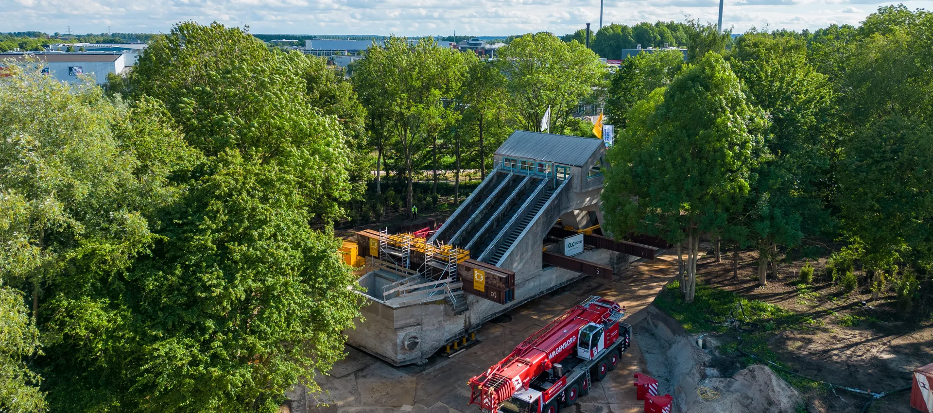 vijzelgemaal met verdeeltoren