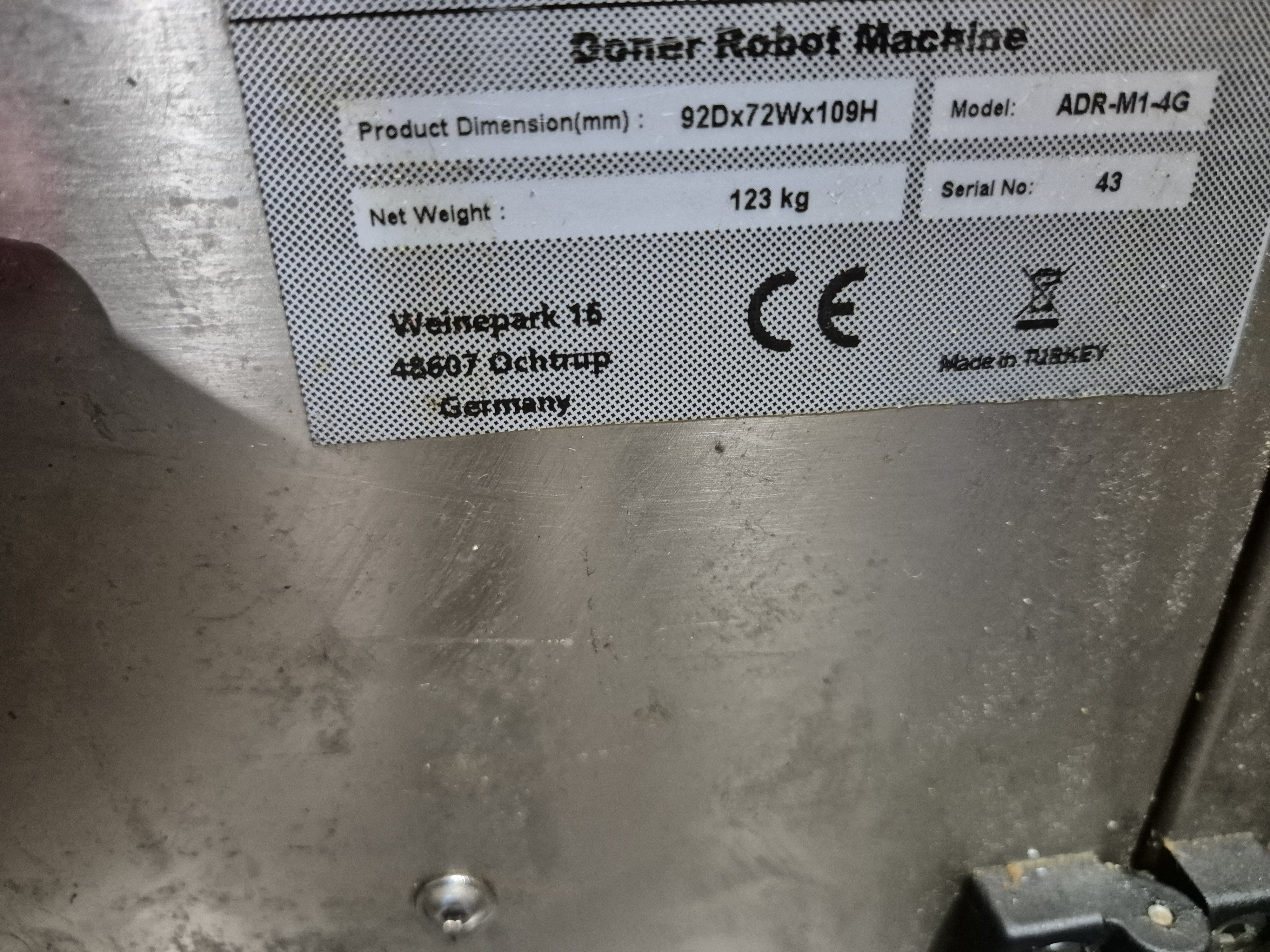 Doner robot machine grill – foto 6 – kavel bij Veilingwinnaar, Amsterdam-West