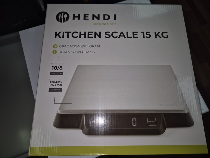 Keuken weegschaal digitaal tot 15kg nieuw