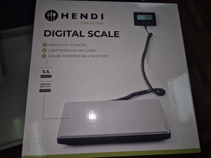 Weegschaal digitaal tot 200kg nieuw